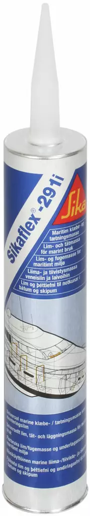 LIIMATIIVISTEMASSA VENE MUSTA 300ML SIKAFLEX 291I - Rakennuskemikaalit - SIK291M - 1