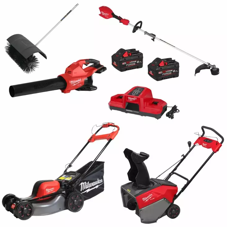 Milwaukee M18 FUEL Puutarhakonesarja - Akkukäyttöiset ruohonleikkurit - MWFUELFOURSEASON - 1