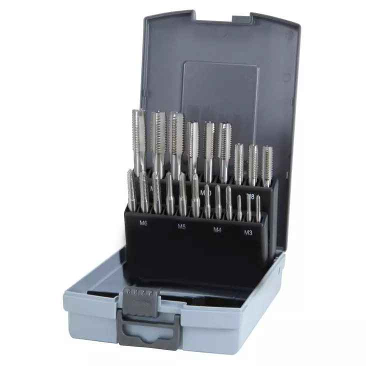 RUKO KÄSIKIERRETAPPISARJA M3-M12, 21-OS. - Kierretapit MM-koot - 245001RO - 1