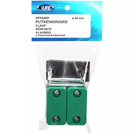Putkenkiinnike 28mm vakiosarja pakattu 2 paria - Letkut ja tarvikkeet - HPP428IP - 2