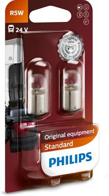 AUTOL.PHILIPS R5W 24V 2KPL - Polttimot - 100-13821IP - 1