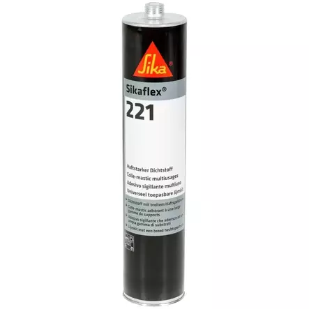 LIIMATIIVISTEMASSA PU RUSKEA 300ML SIKAFLEX 221 - Rakennuskemikaalit - SIK221R - 1