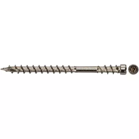 Terassiruuvi piilo 4,8x60 A2 250kpl - Kiinnikkeet - 27-27-MFT48060R - 1
