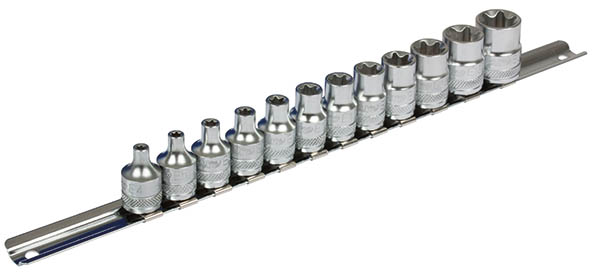 E-TORX HYLSYSARJA 3/8" E4-E20 - Hylsysarjat - 284-B33-TX3012R - 1