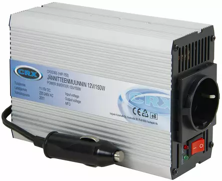 JÄNNITTEENMUUNNIN 12V 150W (INVERTTERI) SINIAALTO - Invertterit 12/24V - CRX330S - 1