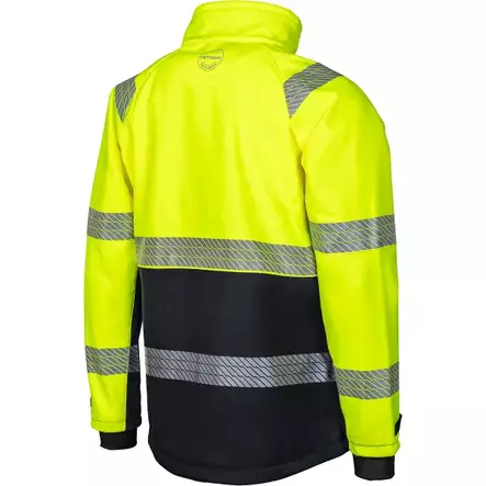 Huomiosoftshell Milan HI-VIS kelt/musta lk2 - Kesätyötakit - PAT613KM-S - 2