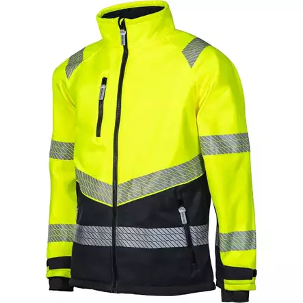 Huomiosoftshell Milan HI-VIS kelt/musta lk2 - Kesätyötakit - PAT613KM-S - 1