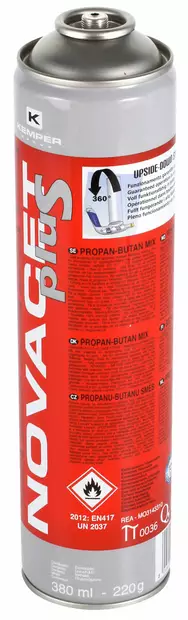 KERTAKÄYTTÖKAASU NOVACET 7/16 VENTTIILI - Juottimet ja tohot - KEM580S - 1