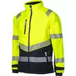 Huomiosoftshell Milan HI-VIS kelt/musta lk2 - Kesätyötakit - PAT613KM-S - 1