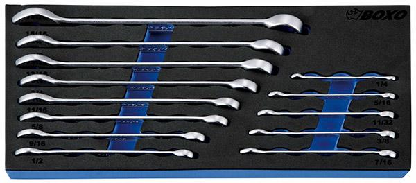 KIINTOLENKKISARJA 1/4 - 15/16" BOXO - Moduulit työkaluvaunuihin - 284-BX006S - 1