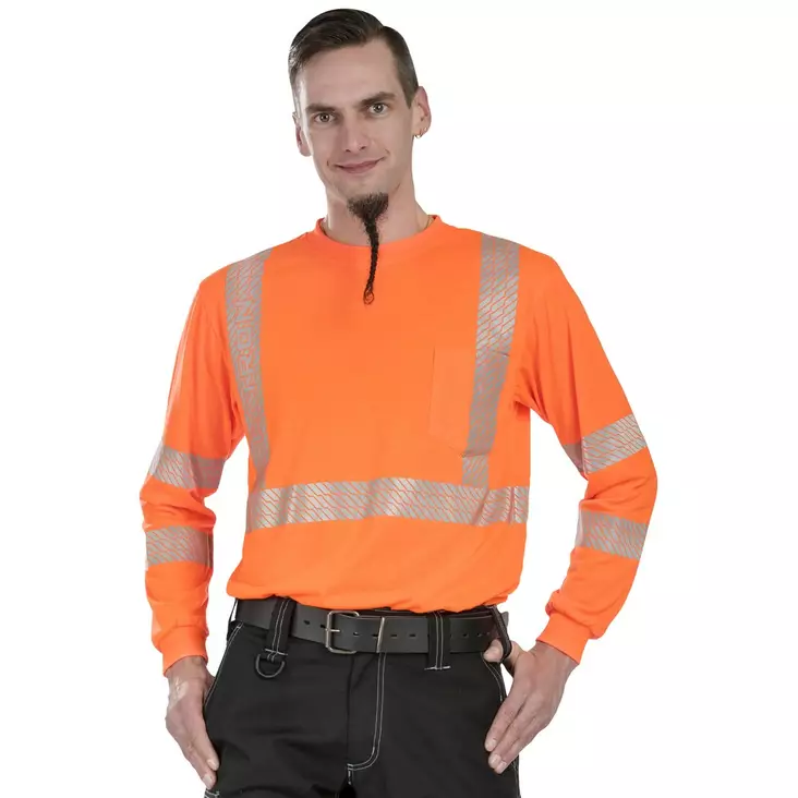 PITKÄHIHAINEN PAITA TITAN FL.ORANSSI - Paidat ja hupparit - PAT519PH-XS - 1