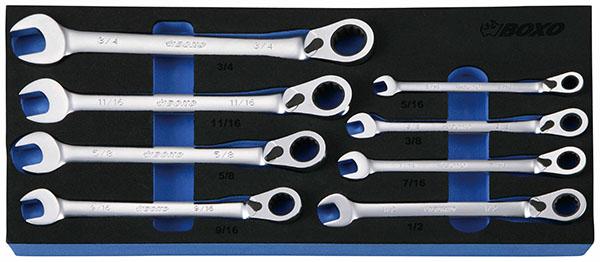 RÄIKKÄLENKKISRJ SUUNNANVAIHD. TUUMAMITAT - Moduulit työkaluvaunuihin - 284-BX023S - 1