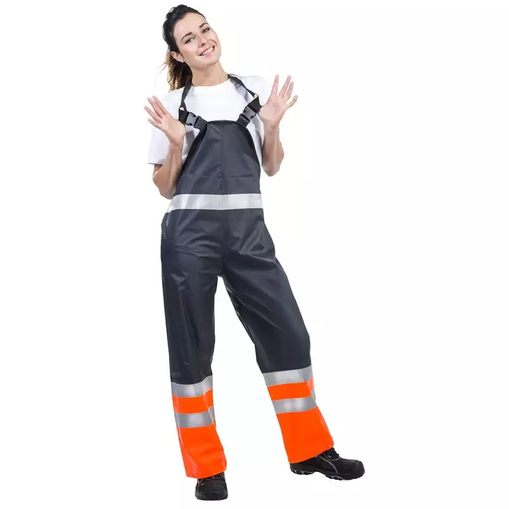 SADEAVOHAALARI HIILI ORANSSI/T.SININEN - Sadevaatteet - PAT529A-S - 1