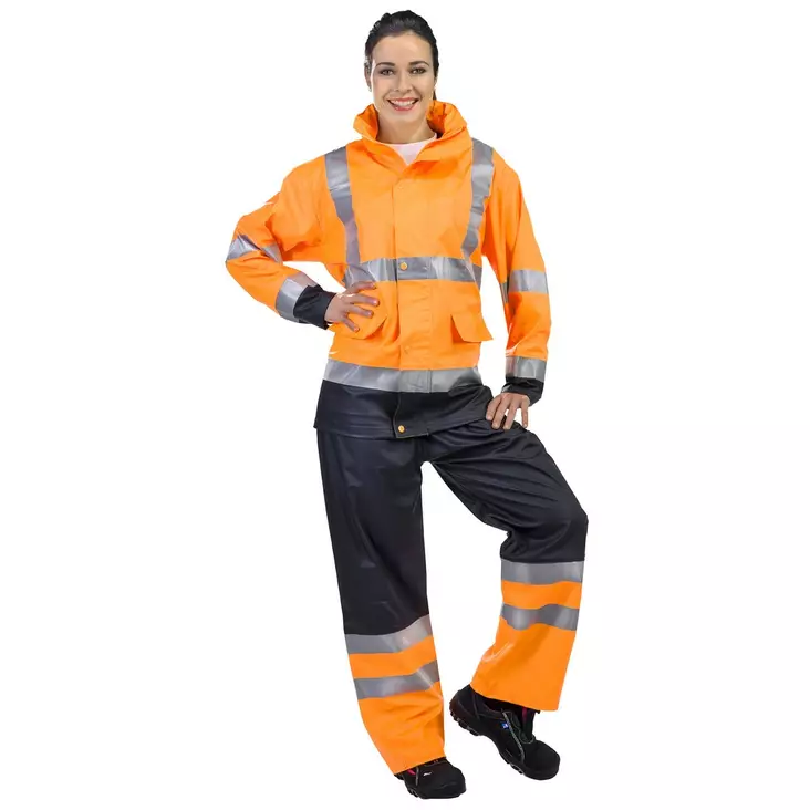 SADETAKKI ASTATIINI ORANSSI/T.SININEN - Sadevaatteet - PAT528A-S - 1