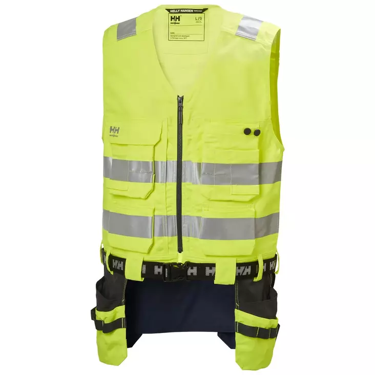 TYÖKALULIIVI ALNA 2.0 FL.KELT/HARMAA - Työliivit ja työkaluvyöt - HH77120-369-S - 1