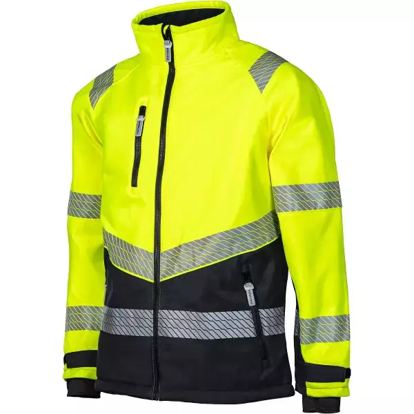 Huomiosoftshell Milan HI-VIS kelt/musta lk2 - Kesätyötakit - PAT613KM-S - 1