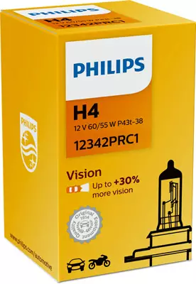 PHILIPS AUTOLAMPPU H4 12V 60/5 - Polttimot - 100-12342VIS - 1