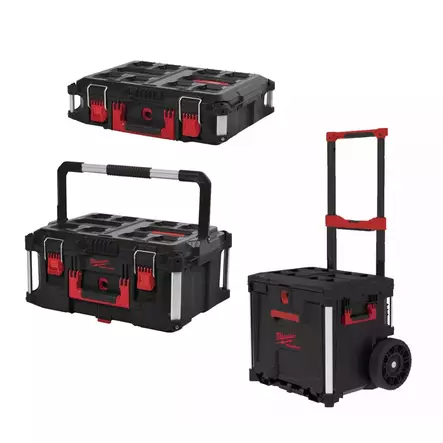 MILWAUKEE 3-OSAINEN PACKOUT SARJA - Työkalupakit - MWPACKOUTSET - 1