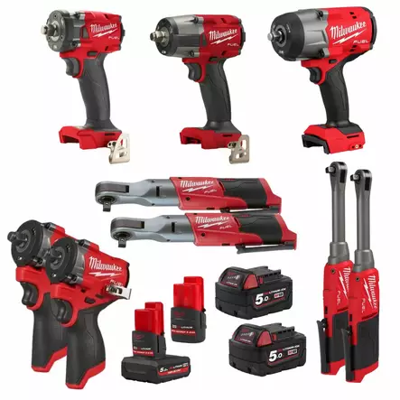 MILWAUKEE AUTOHUOLTO KONEPAKETTI - Akkukonesarjat - MWAUTOHUOLTOSET - 1