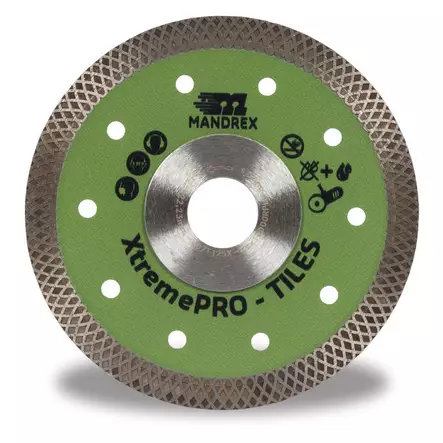 MANDREX XtremePRO 125mm Timanttilaikka, Laatoille - Timanttilaikat - MDZT125X - 1