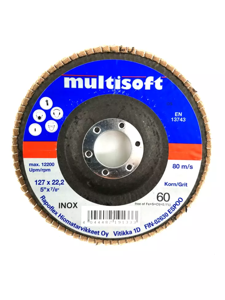 LAMELLILAIKKA 125X22 SOFT B P60 ZKX - Hiomalaikat - 235440X - 1