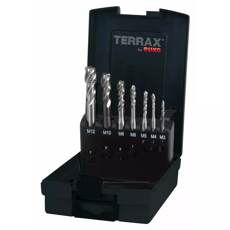 TERRAX KONEKIERRETAPPISARJA M3-M12 HSS PR - Kierretapit MM-koot - A245058TX - 1
