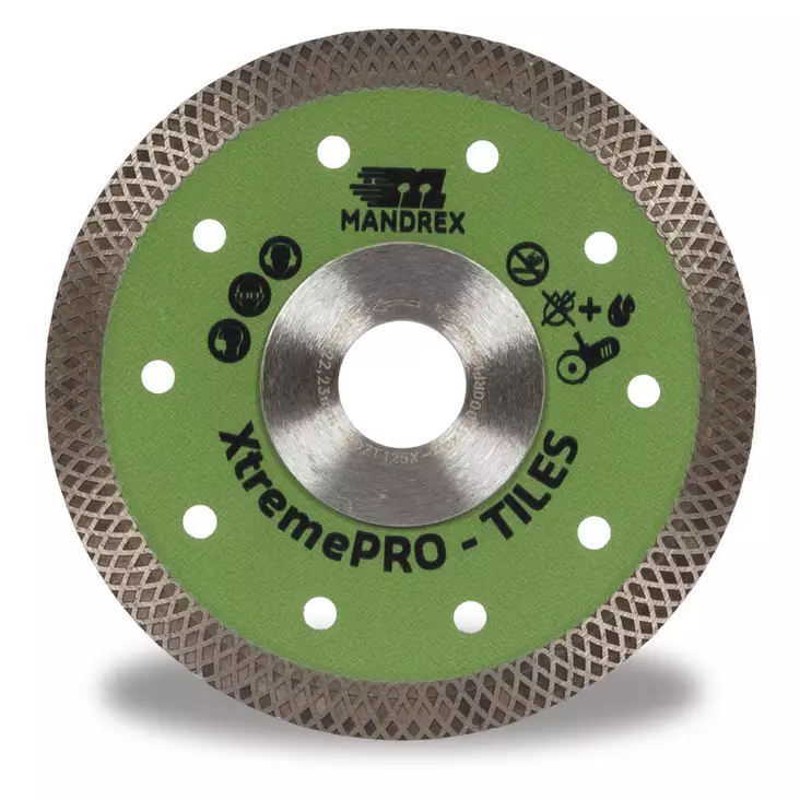 MANDREX XtremePRO 125mm Timanttilaikka, Laatoille - Timanttilaikat - MDZT125X - 1